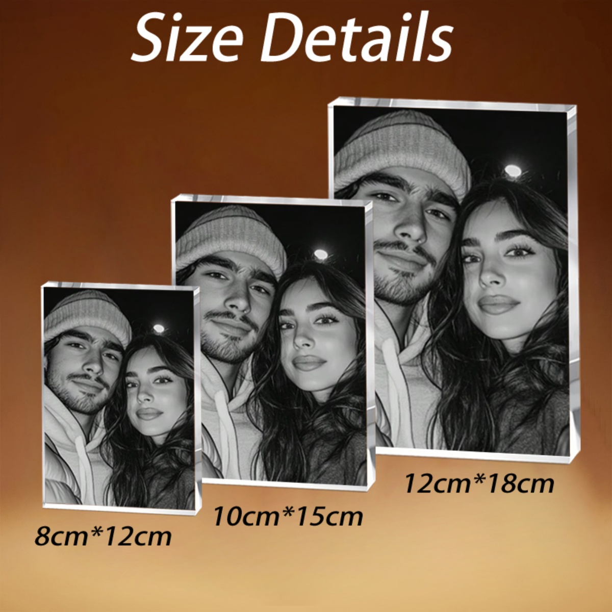 Photo Acrylic Block - A Customizable Acrylic Desktop Ornament Offering