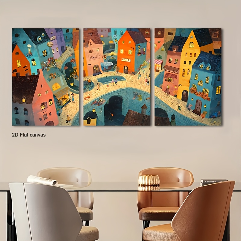 Frameless Canvas 3pcs Magical  - Canvas Wrap Ready recension och pris