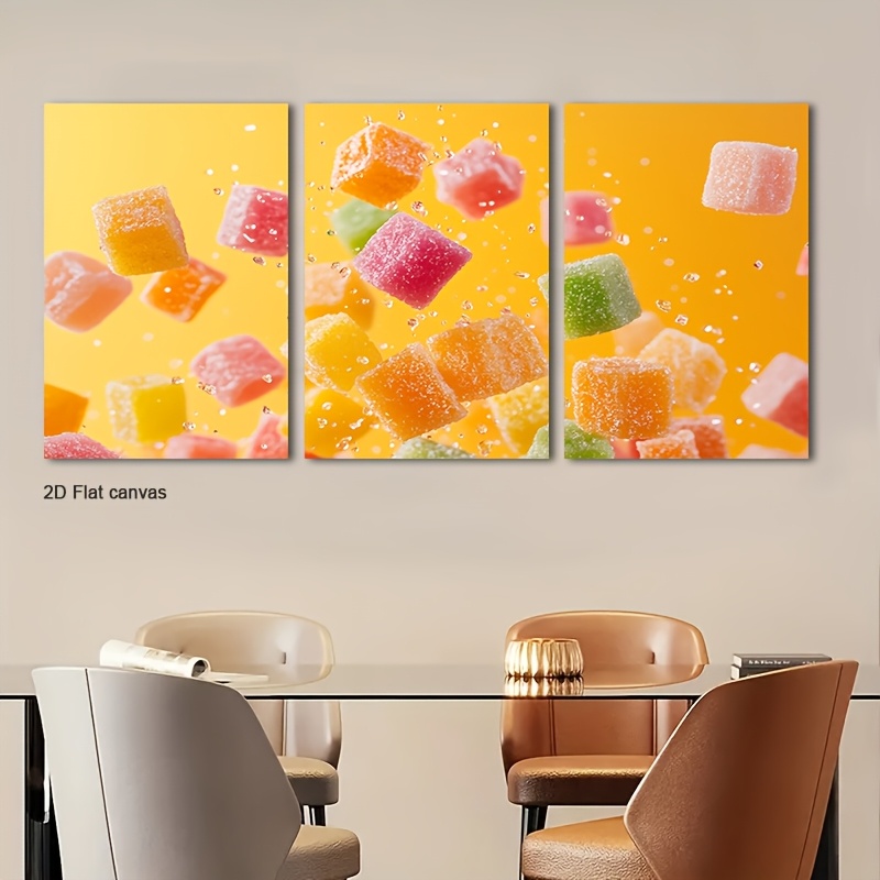 Frameless Canvas 3pcs Floating - Canvas Wrap Ready recension och pris