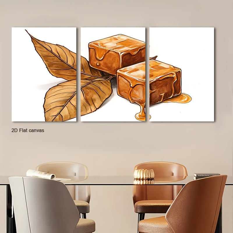 Frameless canvas 3pcs Modern C - Canvas Wrap Ready recension och pris