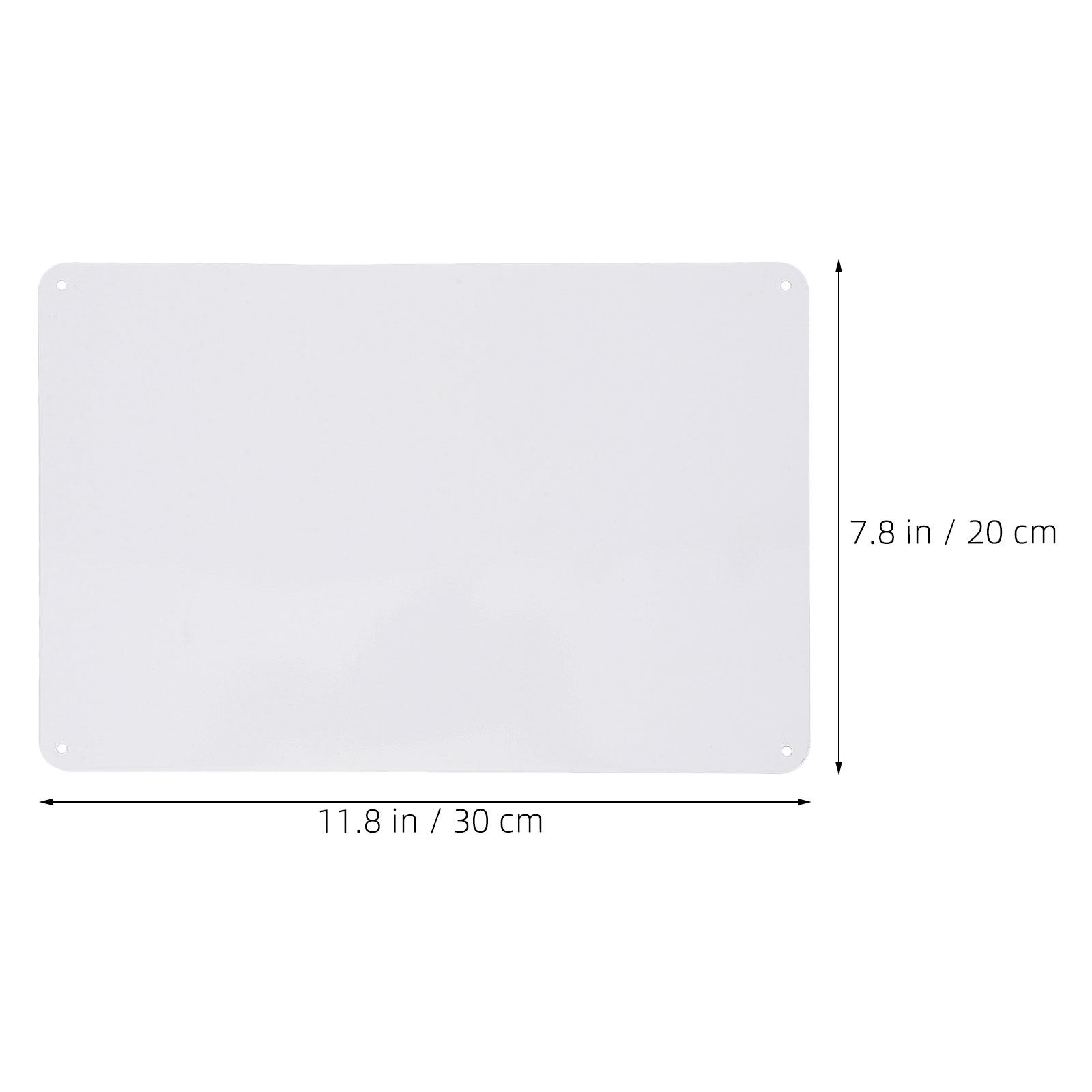 2Pcs Blank Tinplate Sign Stabl - Yard Sign Blank recension och pris