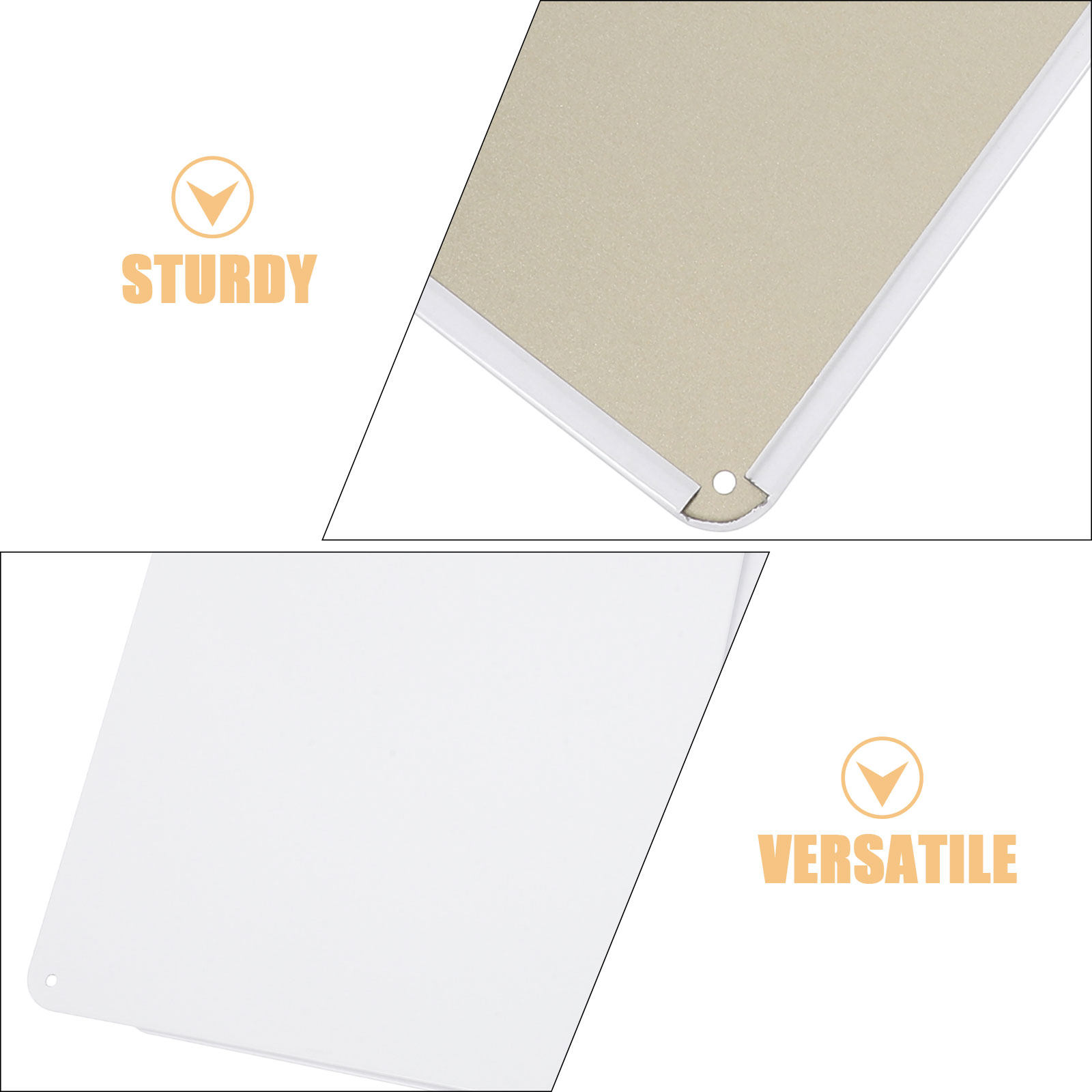 2Pcs Blank Tinplate Sign Stabl - Yard Sign Blank recension och pris