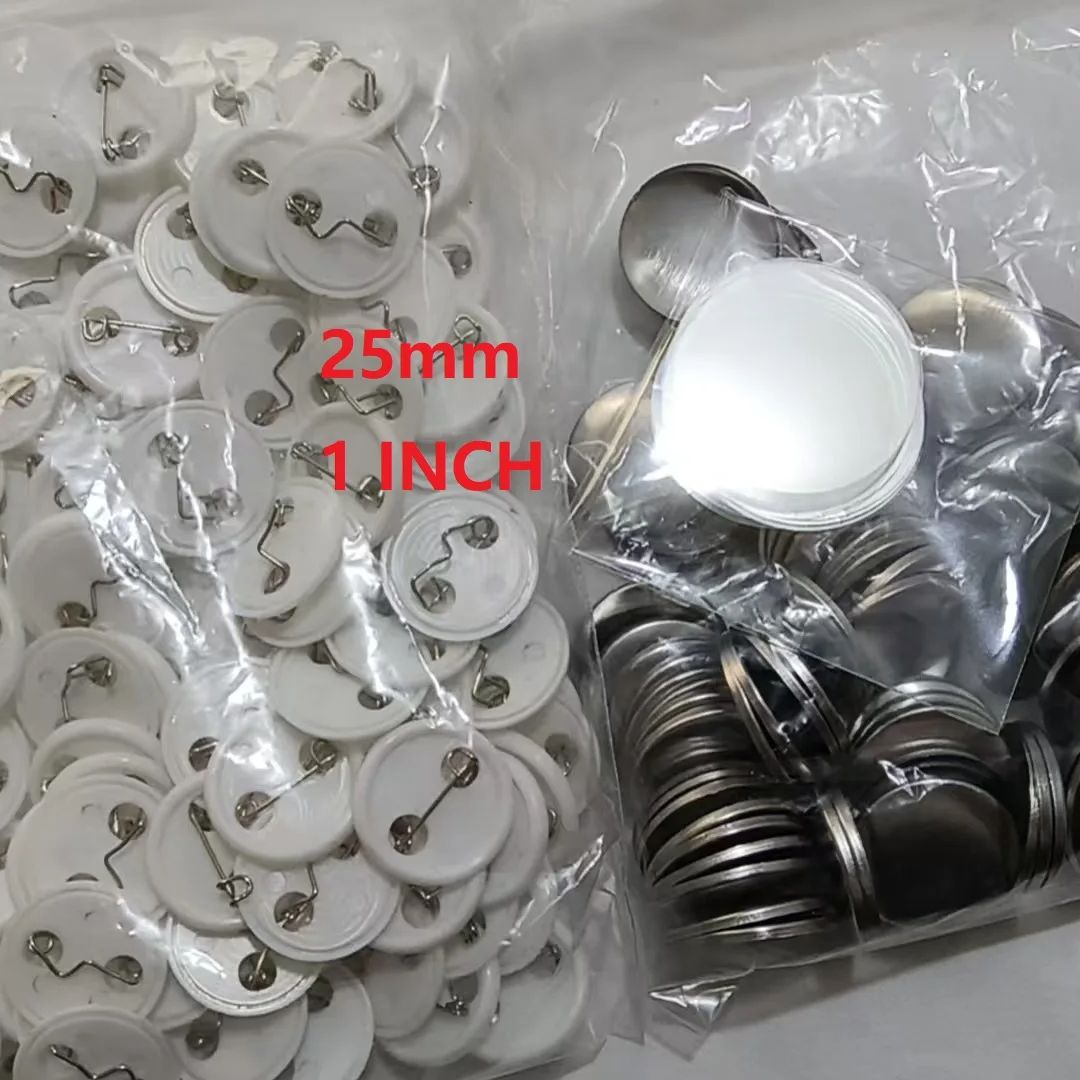 200set 25mm 32mm 37mm 44mm 58m - Button Badge Blank recension och pris
